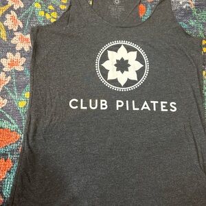 Club Pilates Gray Tank Top